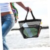 Kisangel Hanging Portable Toiletry Handbag Mesh Travel Bag for Daily