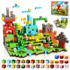 Goody King 200pcs Magnetic Blocks with Light Blocks, Educational Sensory