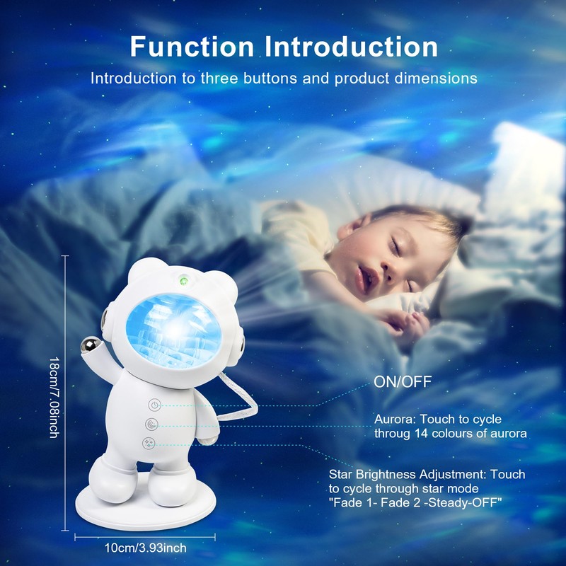 Mexllex Galaxy Projector, Star Projector Night Light, Nebula Night Light
