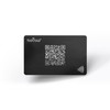 TAPiTAG Digital Business Card Metal NFC Tag + QR (Black)