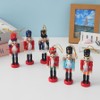 Wisplye Christmas Nutcracker Ornaments, Pack of 6 Christmas Nutcracker Soldier