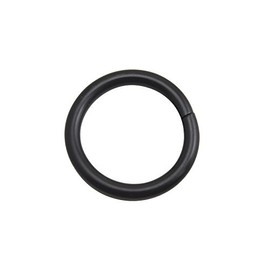 Wuuycoky Black 1" Inner Diameter O-rings Rings Non Welded Strap Adjuster Webbing Belts Buckle Pack of 15