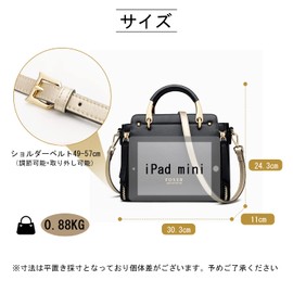 FOXLOVER Women's Shoulder Bag, Crossbody Handbag, Stylish Bag, 3-Way Shoulder Bag, Leather, Large Capacity, Birthday Gift, black, (1)