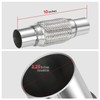 DNA MOTORING Exhaust Flex Pipe, 2.25" x 6" x 10"