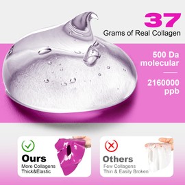 Glam Lady Bio-Collagen Face Mask Korean Skincare Hydrating Anti Wrinkle Lifting Overnight Real Deep Mask with Niacinamide and Hyaluronic Acid