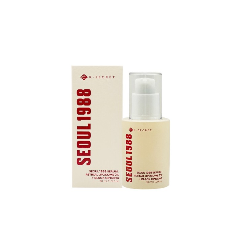 K-Secret Seoul 1988 Retin-Al Black Ginseng Serum 30ml / 케이시크릿
