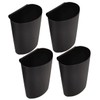 STOBOK Pack of 4 Storage Baskets, Plastic Containers, Hanging Wall