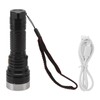 LED Flashlight 2 Levels High Brightness SST40 Wick White Light