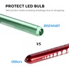 RISEMART Pen Torch, RISEMART 2PCS Pen Light LED Pupil Gauge