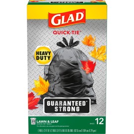 More buying choices for Glad 39 Gallon Quick Tie Lawn & Leaf Bags - 12 Packs