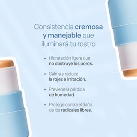 TEIA COSMETICOS, corrector de ojeras en barra hidratante de ingredientes naturales 7g (Tono claro)