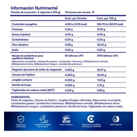 Zesty Fórmula Avanzada 15 Días Bienestar Digestivo Magnesio Sin Sabor                                                                                 