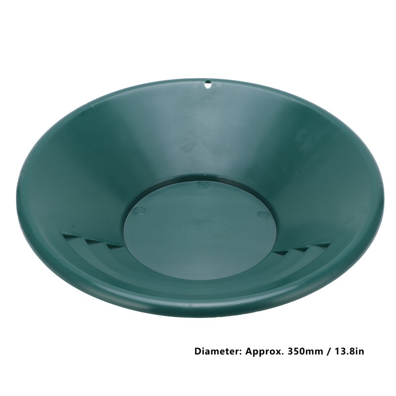350mm Gold Panning Pan Round Sifting Classifier Manual Gold Washing