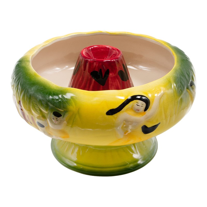 DNE inc. 32oz Ceramic Tiki Bowl