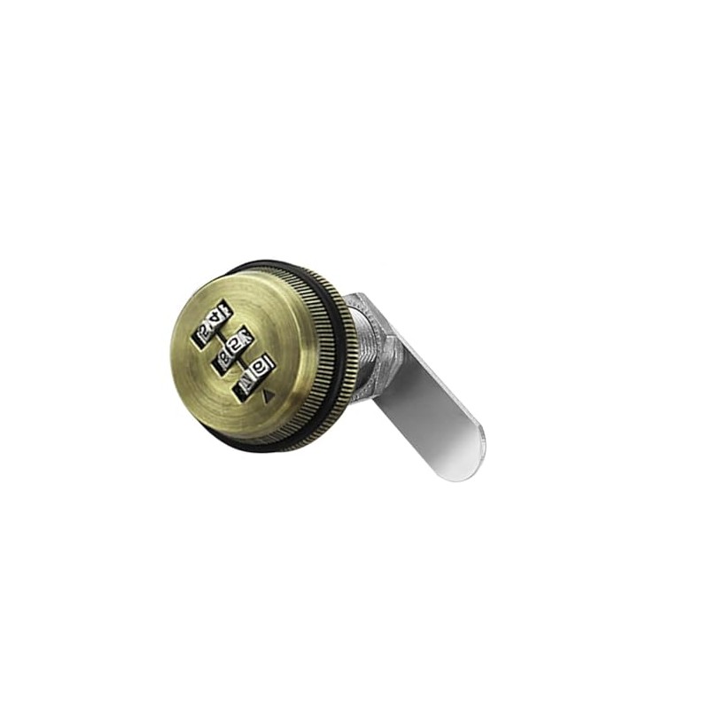 TOP-VIGOR 3 Digit Code Combination Cam Lock, 20mm Password Coded