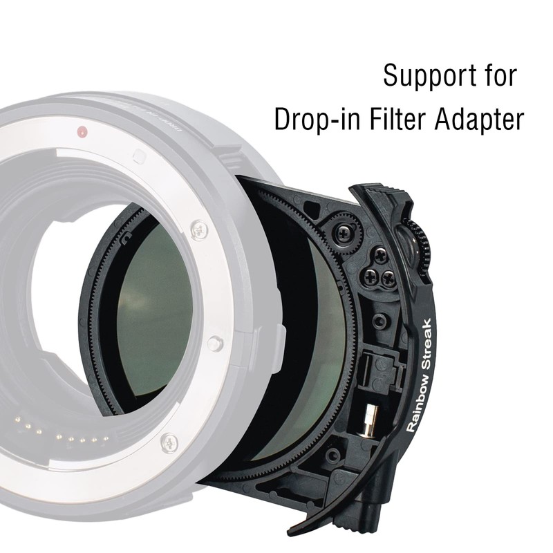Meike Rainbow Streak Drop-in Filter for Canon and Meike Drop-in