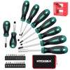 HYCHIKA Screwdriver Set, 30 Pieces Screwdriver Set, Including Phillips Screwdriver,