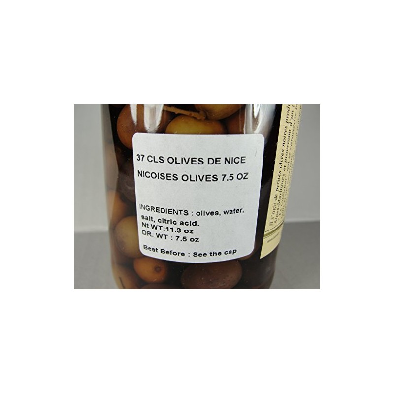 Barral Black Cured Olives with Provencal Herbs 200 g