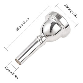 Btuty Alto Trombone Copper Mouthpiece Alto Ligature Alto Saxophone Ligature Mouth Piece 6.5AL Alto Sax Ligature