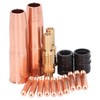 16Pcs MIG Welding Gun Accessory Kit Tip Nozzle Diffuser Adapter