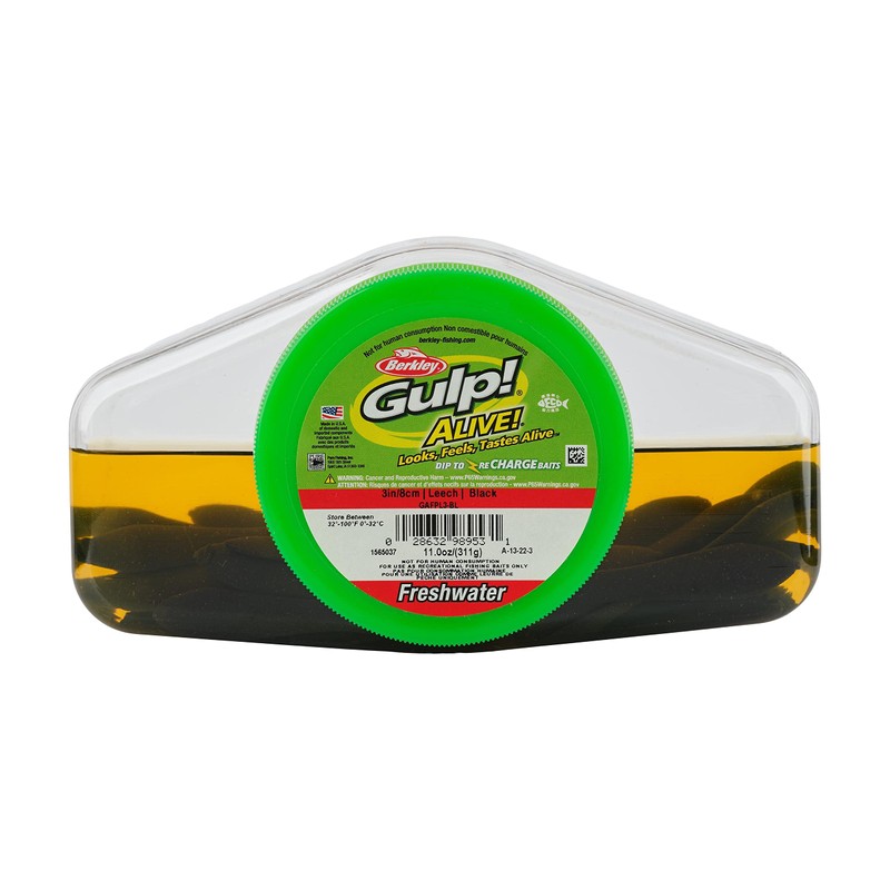 Gulp Alive Leech - 3IN Black 02