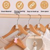100PCS Colour Hanger Hooks, Clothes Connector Hooks Space Saving Cascading
