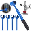 FANOVO Upgraded Door Hinge Gap Adjustment Wrench Tool Set,14-25 MM