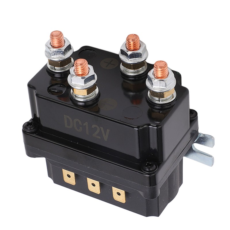 Winch Relay 250A Integrated Waterproof ABS Brass Electric Winch Relay