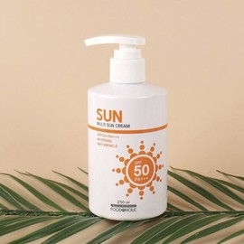 UV protection cream large capacity pump type for face and body skin protection 250ml SPF50PA pump type / 자외선차단크림 대용량 펌프형 얼굴 바디 겸용 피부보호 250ml SPF50PA펌프형