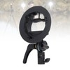 Flash Bracket for Bowens Mount Plastic Metal Round Head Flash
