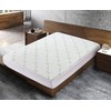 Small Double Waterproof Anti Allergy Bamboo Mattress Protector 122x190x35-40 cm