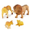 Terra by Battat – 4 Pieces Lion Family – Plastic