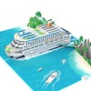MOKIO MOKIO® Pop-Up Karte Reise – Kreuzfahrschiff – 3D Grußkarte