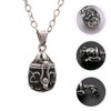 Generic Brass Teardrop Necklace Open Photo Lockets Phase Box Memorial