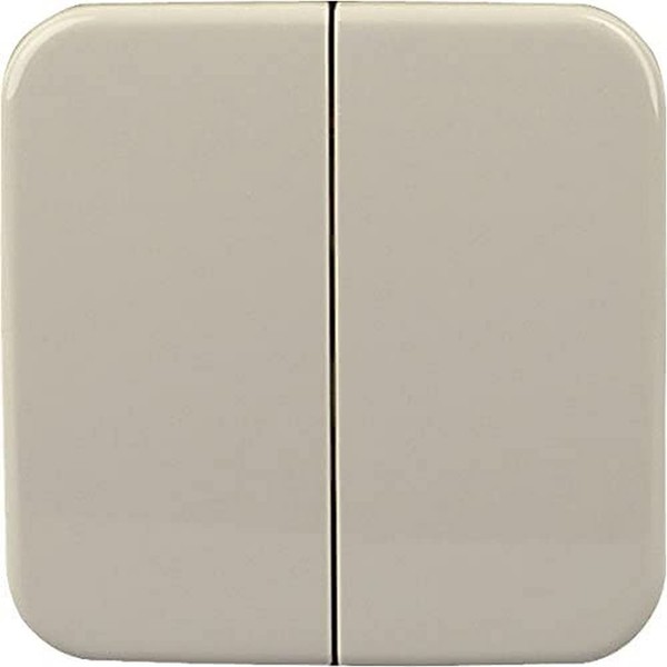 Kopp 826001005 Surface Double Rocker Standard for Wireless Wall Switch
