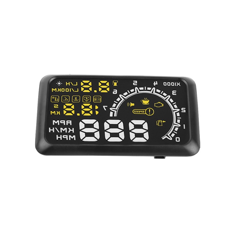 Head Up Display 5.5'' Screen Car HUD OBDII Interface Fuel