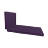Danfuton Purple Tri Fold Foam Bed, Shikibuton, Convertible Ottoman Mat