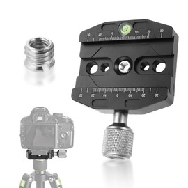 Quick Release Plate Clamp 70 mm, Quick Release Clamp for Arca-Swiss, QR-70N Quick Release Plate Clamp, Metal Clamp Quick Release Plate, Tripod Quick Release Plate Universal Quick Release Seat