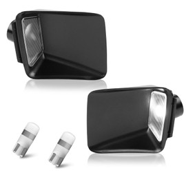 StylinPro LED License Plate Light - Tag Light Assembly Compatible with 2004-2012 Chevy Colorado GMC Canyon Pickup Rear Bumper Tag Lamp, LED 6000K White Replace OEM# 20985454, 20985455