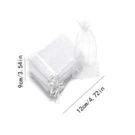 zaoalife 100 Pcs Fruit Protection Bags, White Fruit Netting Netting Cover Strawberry Grapes Vegetable Plant Protection Bags