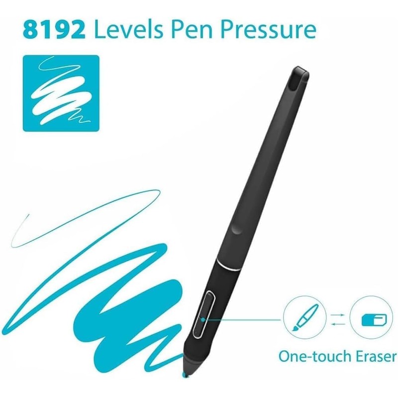 PW507 Battery-Free Pen Compatible with Kamvas Pro 12, Kamvas Pro