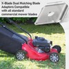 Fennoral X-Blade Dual Mulching Blade Adapters Compatible with All Standard