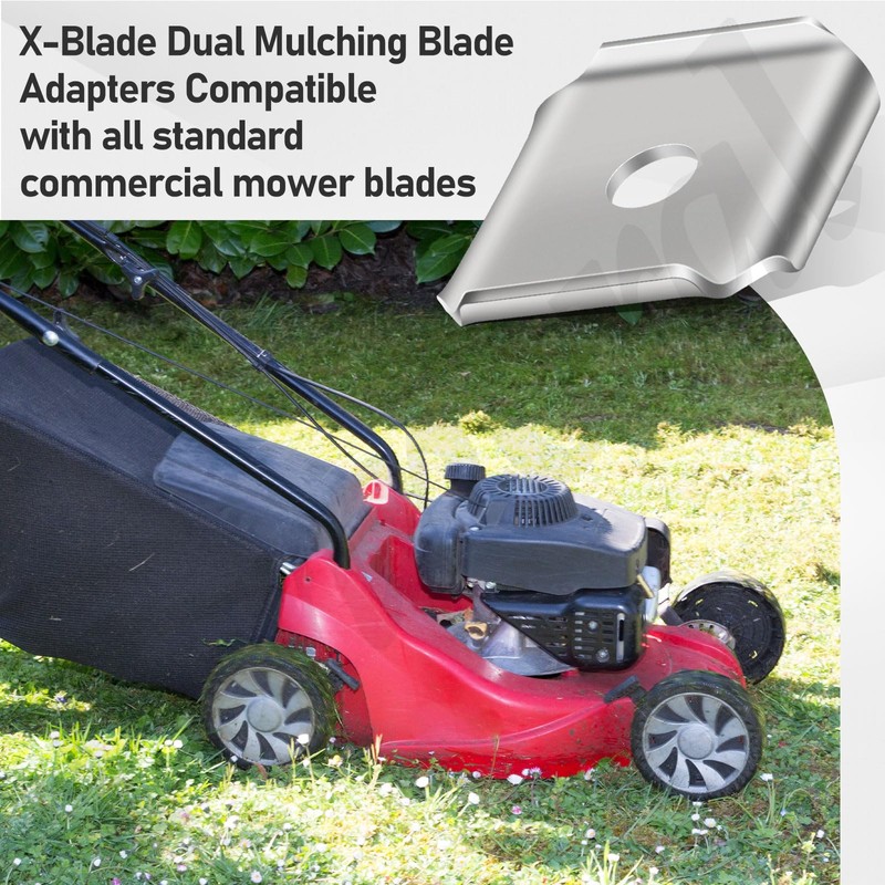 Fennoral X-Blade Dual Mulching Blade Adapters Compatible with All Standard