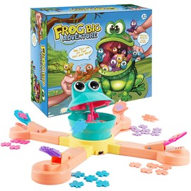 KEJIH Classic Feed Frog Board Game - Multiplayer Athletic Family and Friend Party Game, Suitable for Kids