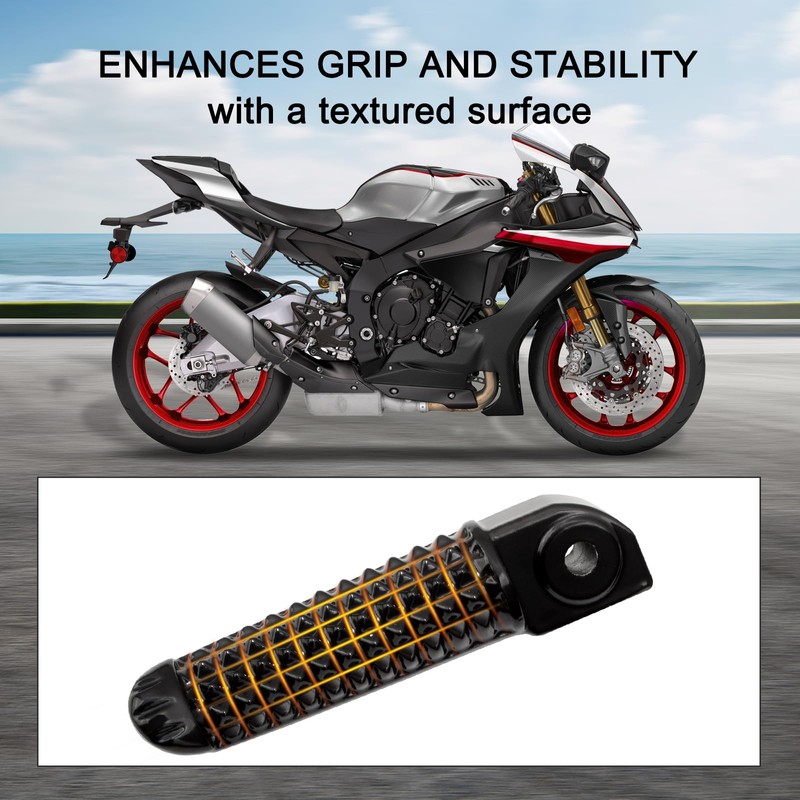 FOVPLUE Left and Right Passenger Footrest for Yamaha YZF R6
