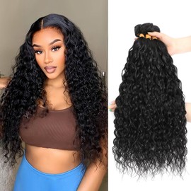 MORICHY Pure Protein Silk Burmese Curly Bundles Human Hair 20 22 24 Inch Soft Texture Similar With Human Hair Bundles Light Weight And Tangle Free