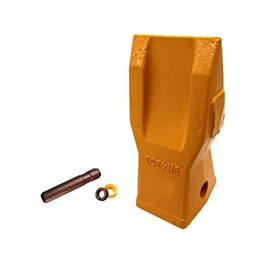 Heavy Duty Abrasion Excavator/Loader Bucket Tooth, Fits Cat J350, 9N-4353 (Tooth and Pin)