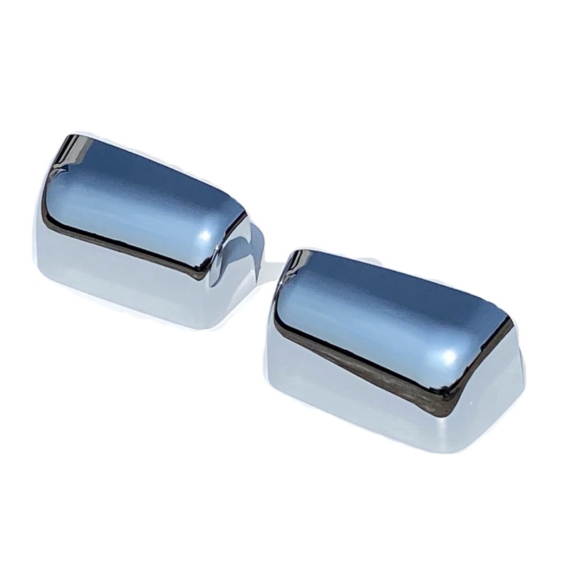 Abagael Chrome Top Half Mirror Caps Cover Trim Compatible with