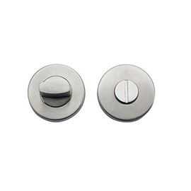 Bricard Tempo Pair of Stainless Steel Rosettes for Front Door, 667026