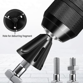 Yenghome Deburring External Chamfer Tool,Upgraded 3 Blade Tungsten Steel Chamfer Deburring Tool Bolt fixer Burr Removal for Metal